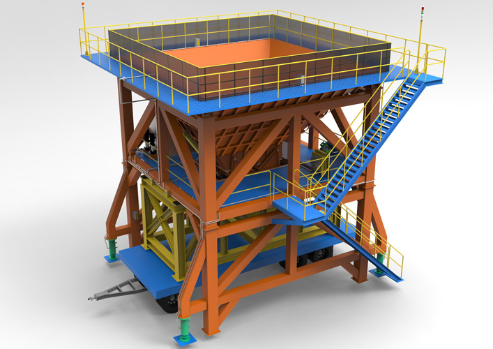 我公司最新研發(fā)專利產(chǎn)品（實(shí)用新型專利ZL2021.2.2331353.8）高效噴淋降塵散貨料倉系統(tǒng)面世